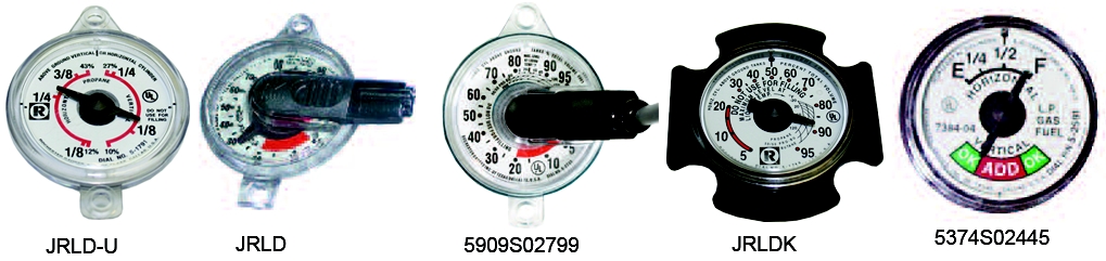 Junior Dial, 10-80%, for DOT Vertical Cylinders