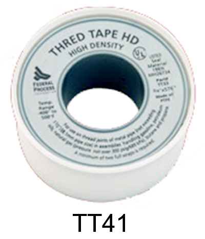 1/4" x 520" High Density Teflon Tape